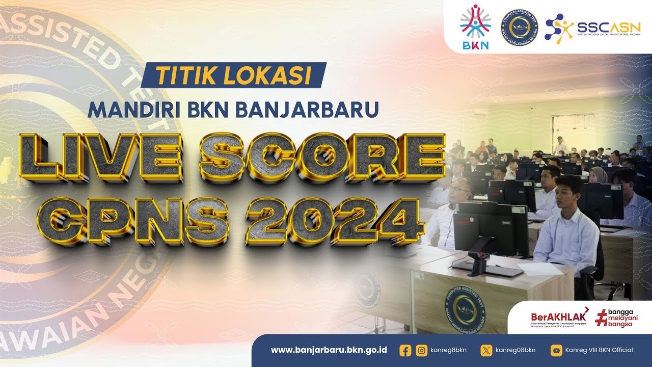 SKD CPNS TA 2024 | Tilok Gedung Auditorium Idham Chalid Banjarbaru - 02 NOVEMBER 2024 | SESI 2
